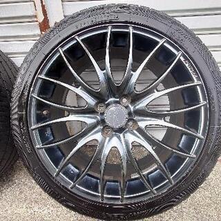 タイヤ、ホイール WORK STEEZ NICROSS 希少 100 4穴 コンパクトカーに！