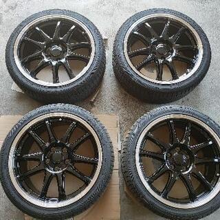 タイヤ ホイール 4本セット 18インチ 5穴 pcd114.3 8j+40 225 40