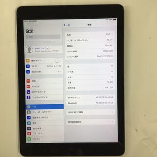 美品　iPad Air　第1世代　WI-FI 16GB シルバーの画像