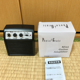 【0円】PhotoGenic 3W出力 ミニギターアンプ PG-01
