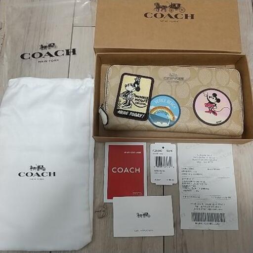 アメリカアウトレットCOACHディズニーコラボ長財布