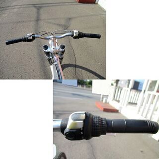 マウンテンバイク 26インチ 丸石 21段変速 シルバー BLACK EAGLE