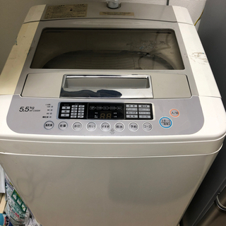 【ネット決済】洗濯機 LG WF-C55SW