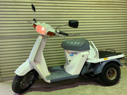 【売約済】実働 BT新品 前タイヤ新品 キャブO/H済み ホンダ TA01 ジャイロアップ 三輪バイク 原付 スクーター