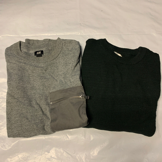 H&Mのセーター2点（メンズ）