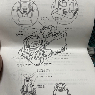 ドリル研磨機　日本語説明書付き