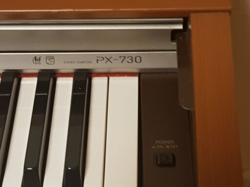 カシオ 電子ピアノ PX-730BK 2009年製 取扱説明書 カシオ 電子ピアノ