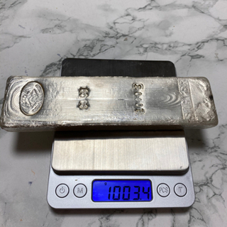 シルバー インゴット 1kg 純銀 相田化学