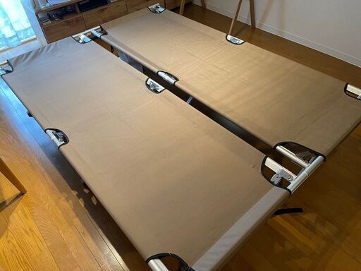キャンプ用 ベット2個セット(折りたたみ式)※1個も可能です。まずはご相談ください