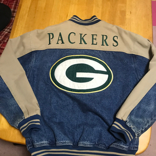 入手困難) LEE SPORTS PACKERS デニム スタジャン