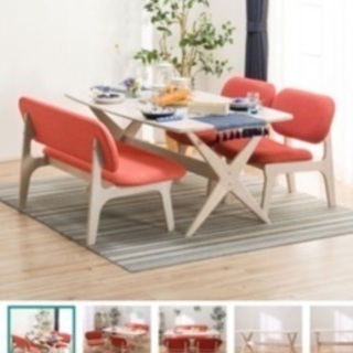 ダイニングテーブルセット(4人用) リラックスワイド