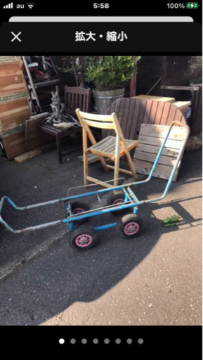 リヤカー、レトロなリヤカー、作業用台車、農家のリヤカー