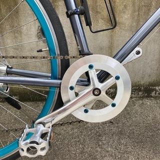 reunion lilu クロスバイク　新品部品多数　室内保管　フロントシングル　リア８速