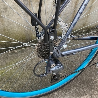 reunion lilu クロスバイク　新品部品多数　室内保管　フロントシングル　リア８速