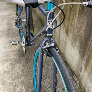 reunion lilu クロスバイク　新品部品多数　フロントシングル　リア８速