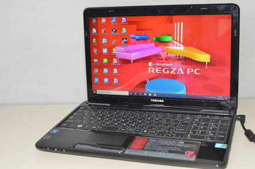 中古ノートパソコン Windows10+office 大容量HDD640GB 東芝Dynabook EX/56MBL 高性能core i3/4GB/15.6インチ/無線/HDMI/DVDRW/便利なソフト