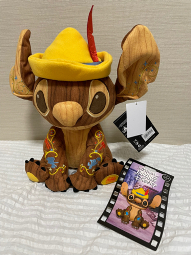 スティッチ ぬいぐるみ ピンバッジ ピノキオ