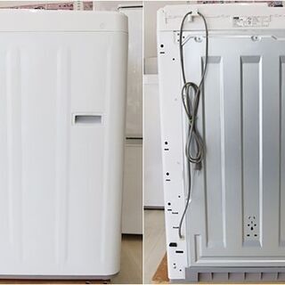 引取限定　ヤマダセレクト　洗濯機　洗濯容量:4.5kg　YWM-T45G1　2019年製　ホワイト　幅 565mm ×奥行 534mm ×高さ 890mm