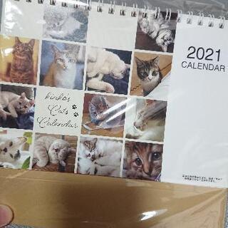 ネコちゃん写真あと半年OK/卓上カレンダー