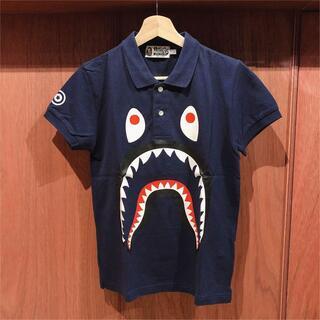 A BATHING APE SHARK POLO S 新品