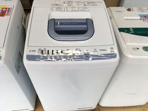 日立　洗濯機　NW-T73　2017年式　7kg　中古品