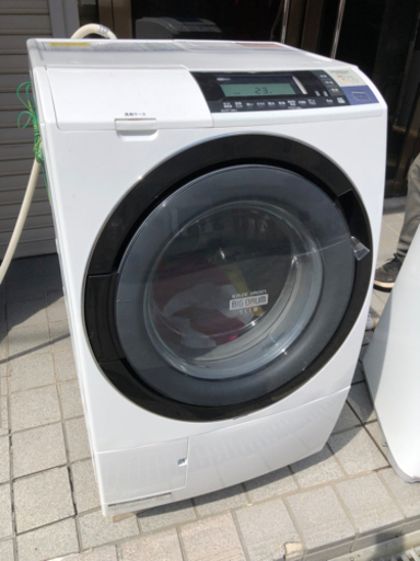 日立洗濯機ドラム乾燥機付き１０キロ⁉️京都市内配達設置無料⭕️保証付き
