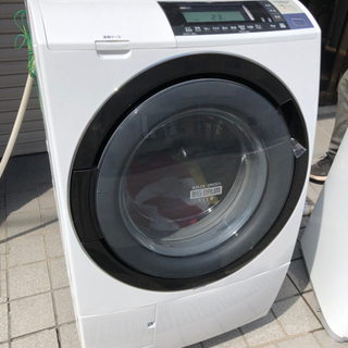 🍒日立洗濯機ドラム乾燥機付き１０キロ⁉️京都市内配達設置無料🉐⭕...