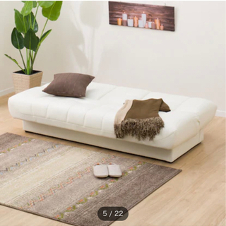 至急】【値下げ交渉可】三人掛け ソファベッド