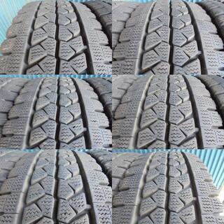 ブリヂストン BLIZZAK W979　205/80R17.5 120/118L LT　6本　9分溝4本と8分溝2本　程度良好！