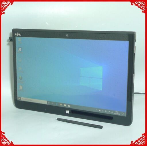 日本製 タブレット 高速SSD Windows10 中古良品 13.3型 FUJITSU 富士通 Q775/K 第5世代 i5 4GB 無線 Wi-Fi Bluetooth カメラ Office