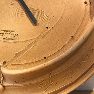 皆空釜 陶器の掛け時計（値下げ済み） 【公式通販】