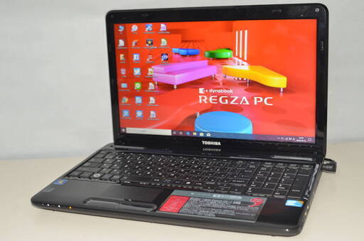 中古ノートパソコン 東芝 T350/36AB 最新Windows10+office 大容量HDD750GB Core i5-460M/4GB/HDMI/15.6インチ/無線内蔵