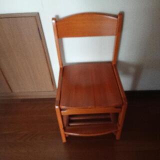 【ネット決済】木製(学習机の椅子)