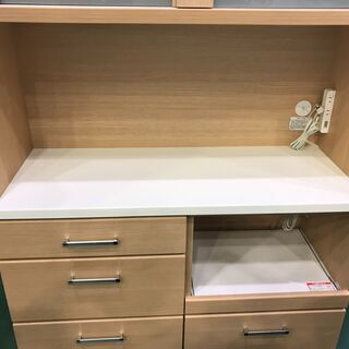 愛品館八千代店】ニトリ スライド扉キッチンボード RIPE105【愛八KT】