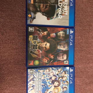 ps4 pro ソフト3本＋モニター