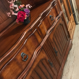 JF3268 アンティーク調 キャビネット 