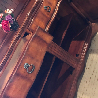 JF3268 アンティーク調 キャビネット 