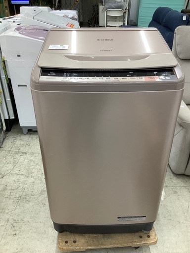 安心の6ヶ月保証付！！ HITACHI　10kg全自動洗濯機　BW-V100A　2016年製