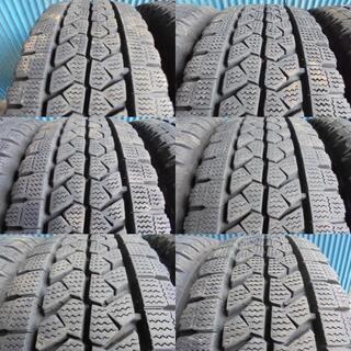 ブリヂストン BLIZZAK W979　195/75R15 109/107L LT　6本　9.5分溝2本と9分溝4本　程度良好！