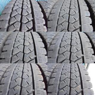 ブリヂストン BLIZZAK W979 205/80R17.5 120/118L LT 6本 9分溝1本と6