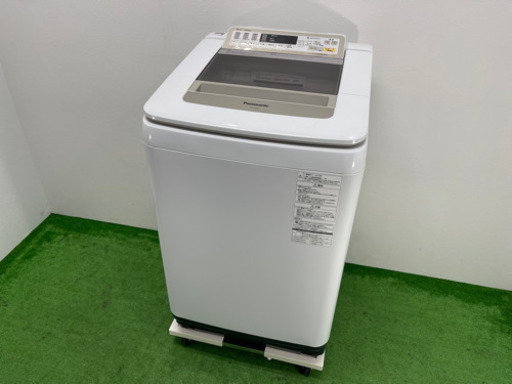 Panasonic/パナソニック　全自動洗濯機　８.０ｋｇ　エコナビ　送風乾燥　２０１６年製　ＮＡ－ＦＡ８０Ｈ２