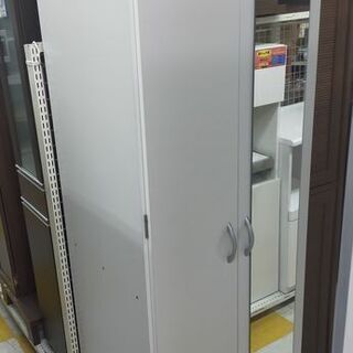 【着払い対応可能！！旧鹿児島市内送料無料】 リサイクルストアスターズ鹿大店 ミラー付き　衣類収納クローゼット　ホワイト