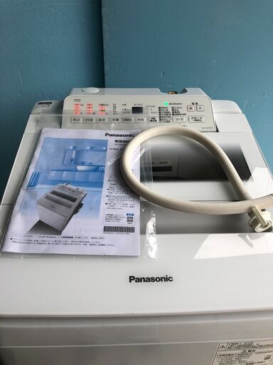美品 高年式 Panasonic 全自動洗濯機 NA-FA70H7 7kg 泡洗浄 縦型洗濯機 パナソニック 2019年製