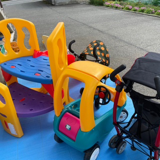 ベビーカー、バギー、滑り台、ベビーチェア、大型玩具 まとめてお譲り！