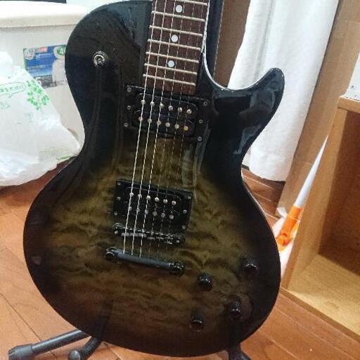 Burny LG-550 レスポールタイプ バーニー ブラック 黒 エレキギター-
