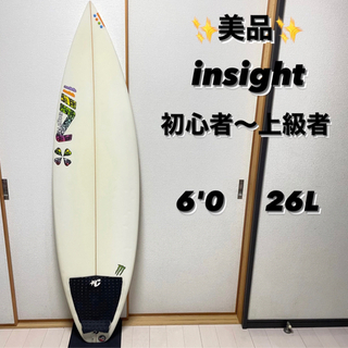 【超美品!!】insight サーフボード　6'0 ショートボード
