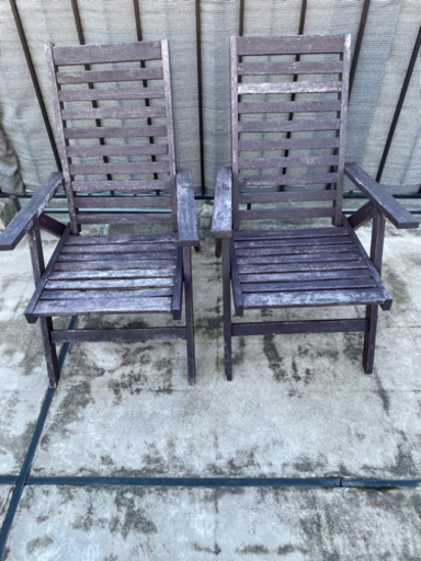 Ikea屋外用イスガーデンチェアデッキチェア引き取り可能な方にお譲りします Papacco 練馬の椅子の中古あげます 譲ります ジモティーで不用品の処分