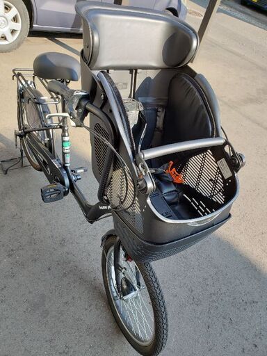 【お取引中】子供乗せ自転車　前乗り　安全ロック付き