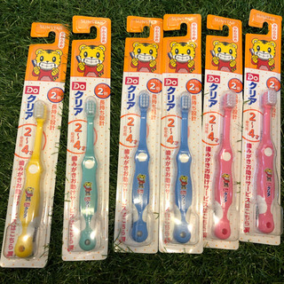 【ネット決済・配送可】幼児用歯ブラシ6本セット