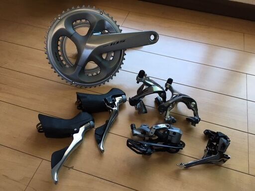 【取引終了】シマノ SHIMANO R7000 105コンポーネント STI FD RD FC BR5点セット